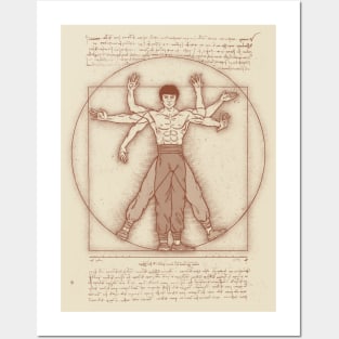 Vitruvian Dragon Posters and Art